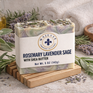 ROSEMARY LAVENDER SAGE SOAP