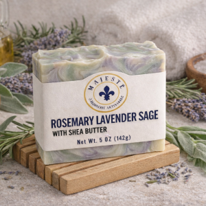 ROSEMARY LAVENDER SAGE SOAP