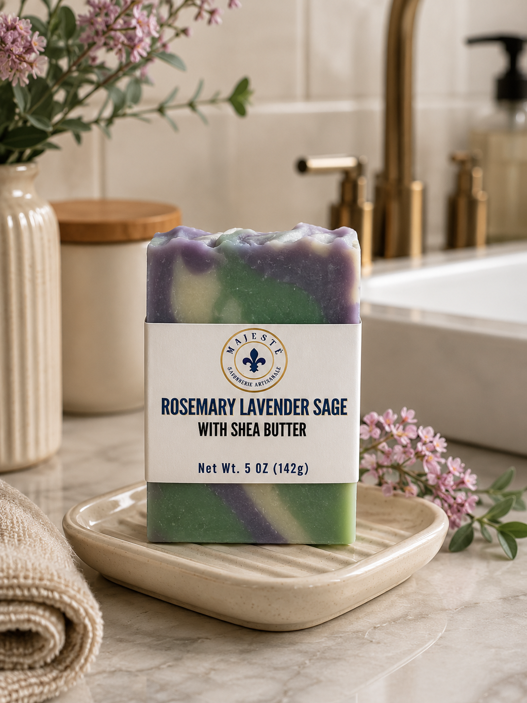 ROSEMARY LAVENDER SAGE SOAP - Image 2